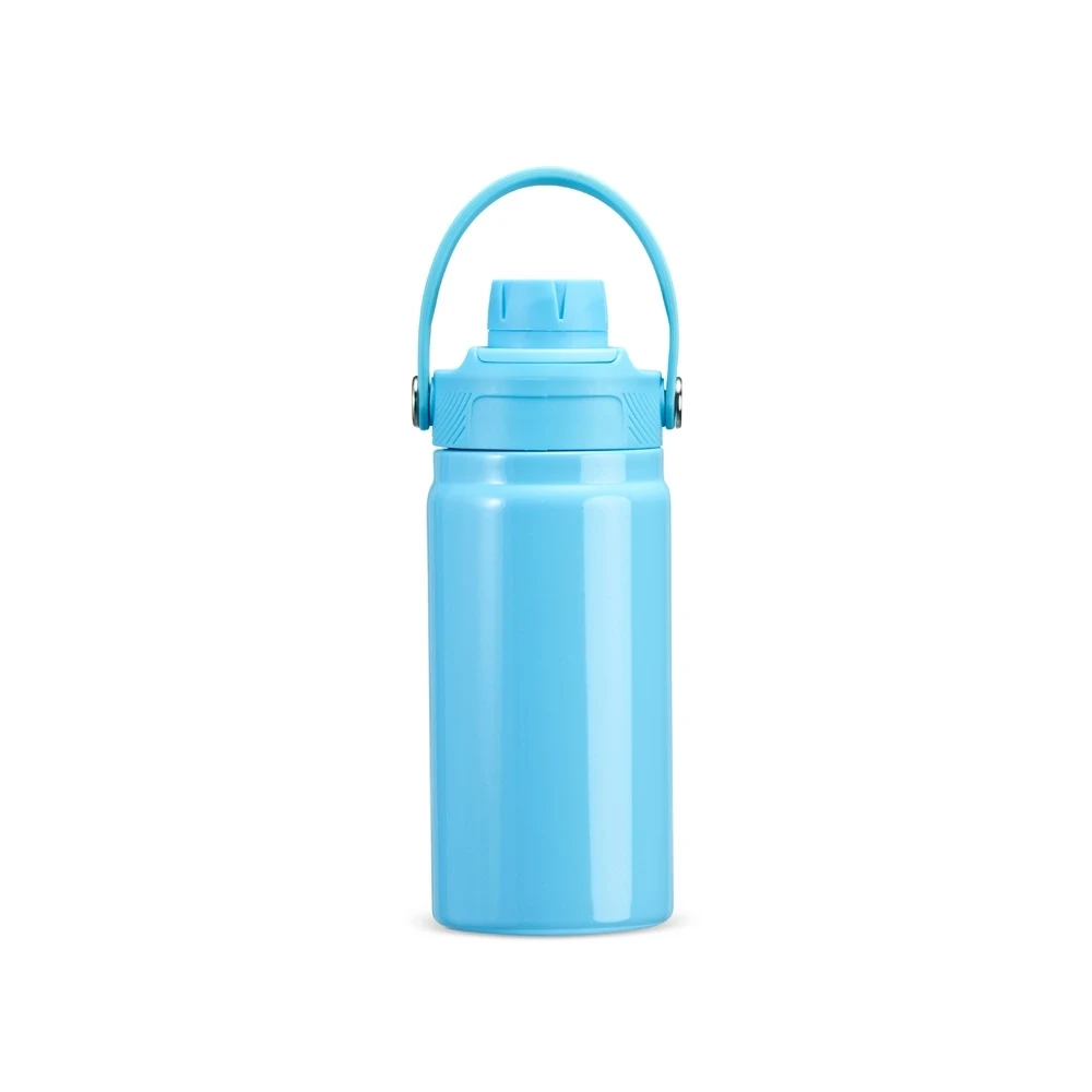 Garrafa Térmica 400ml, cor AZUL CLARO