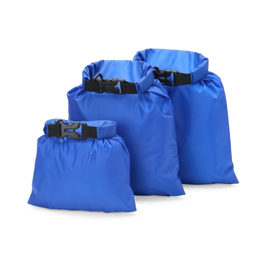 Kit Saco Impermeável, cor AZUL