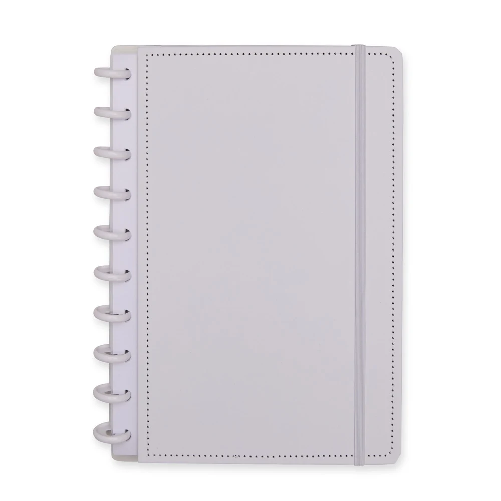 Caderno de Disco, cor BRANCO