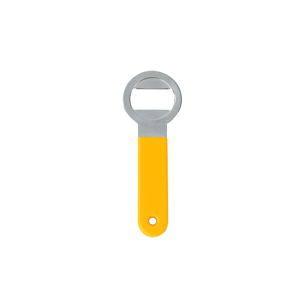 Abridor de Garrafa Aço, cor AMARELO