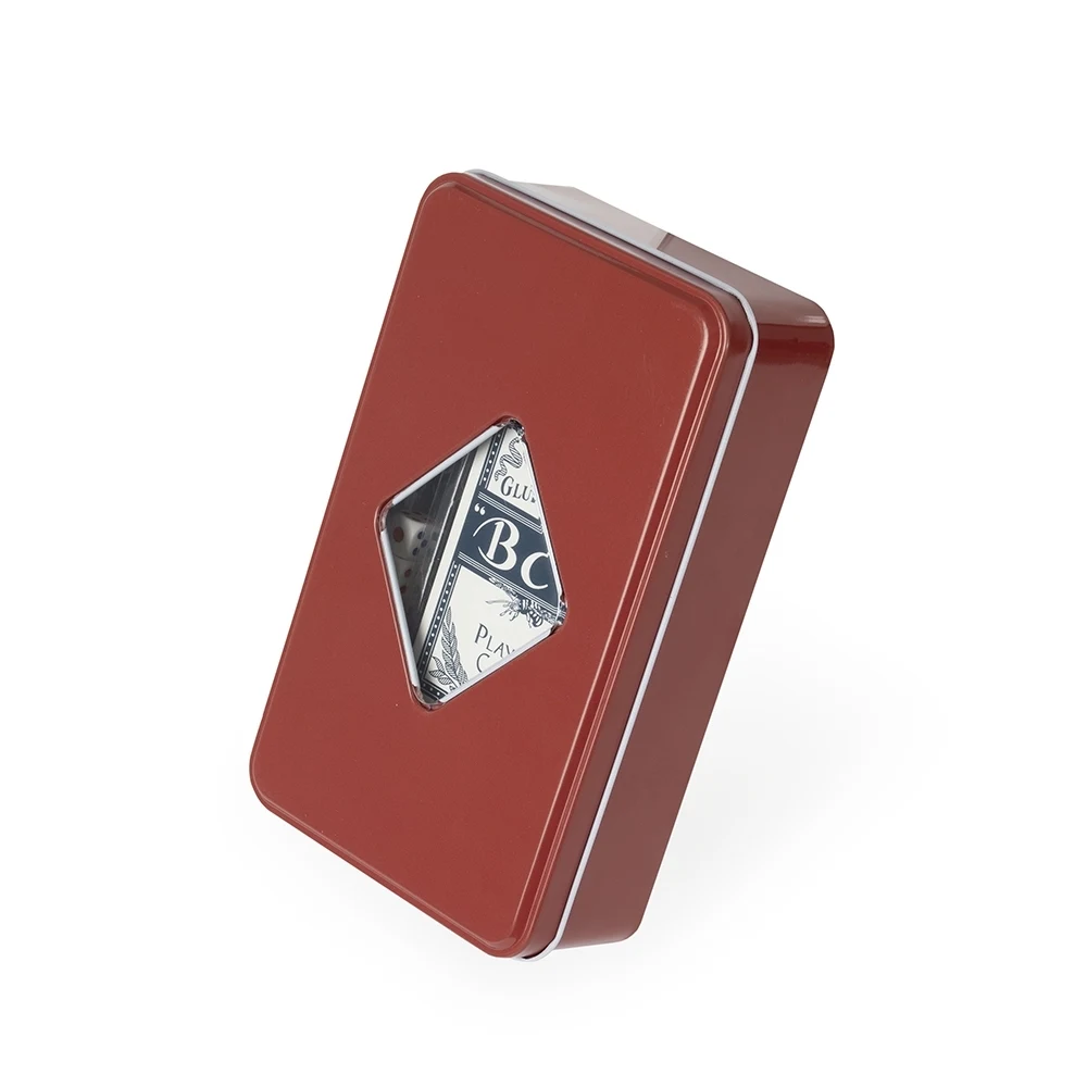 Kit Poker com 100 Fichas, cor VERMELHO