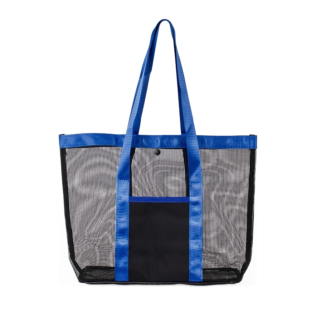 Sacola Tela PVC, cor AZUL