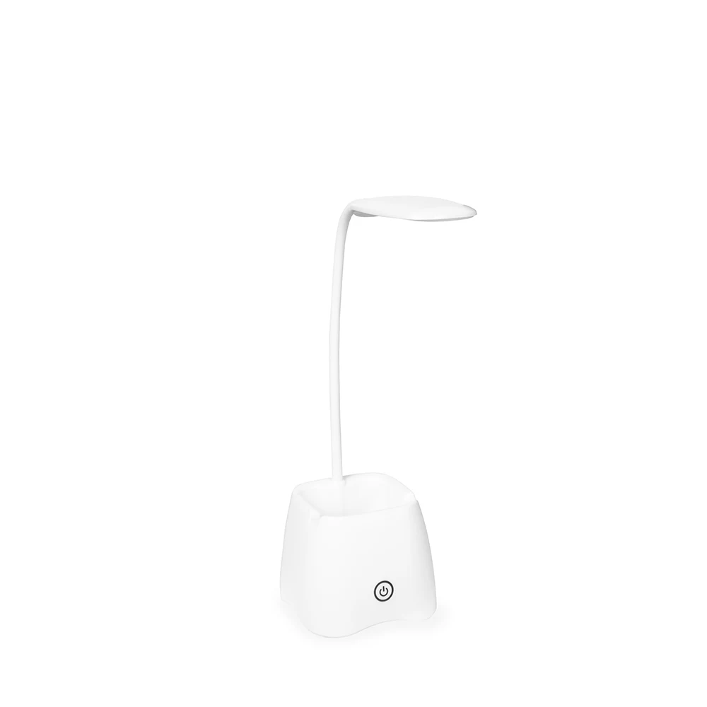Luminária de Mesa Recarregável, cor BRANCO