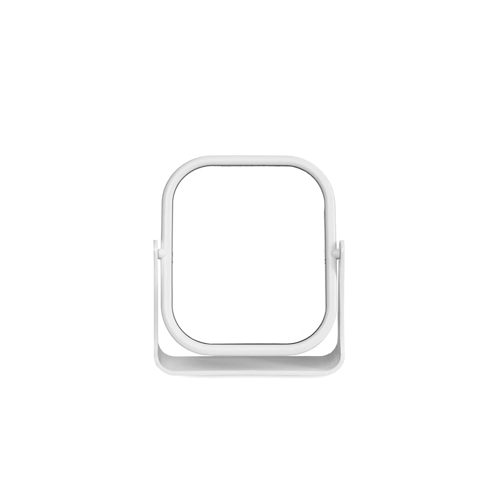 Espelho de Mesa Plástico, cor BRANCO