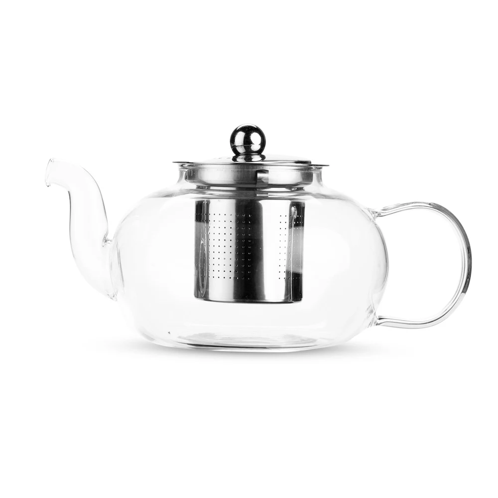 Chaleira Vidro Borossilicato 700ml, cor TRANSPARENTE