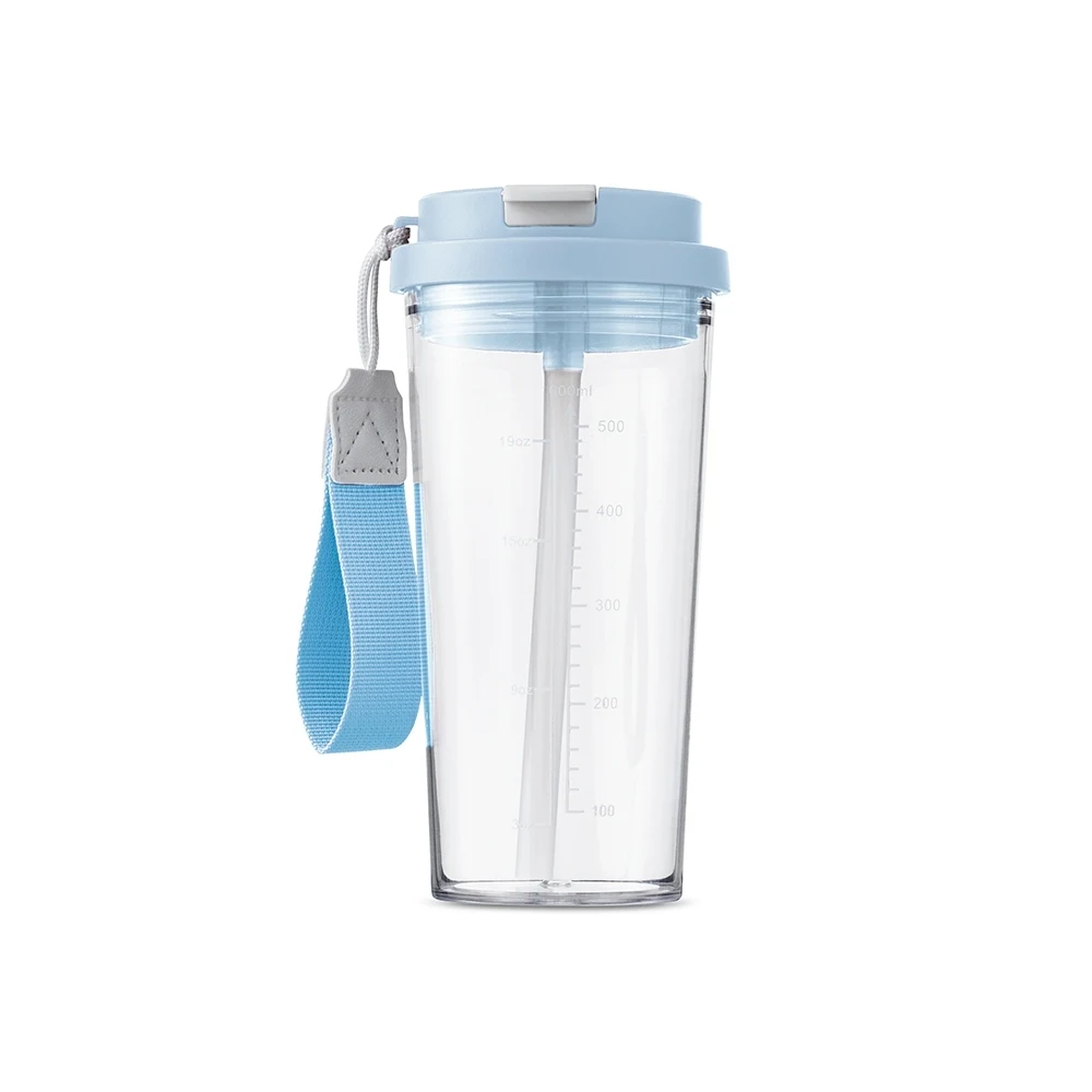 Copo Plástico 600ml, cor AZUL CLARO