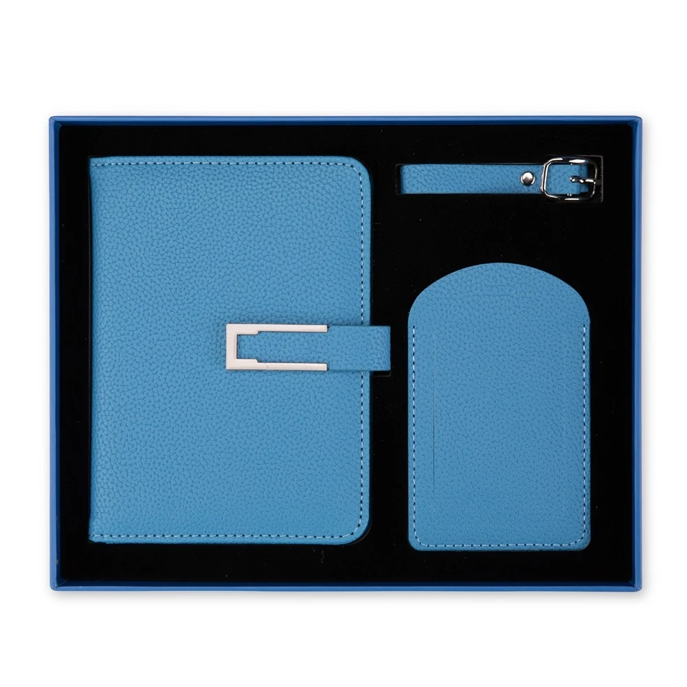 Kit Viagem 2 Peças, cor AZUL