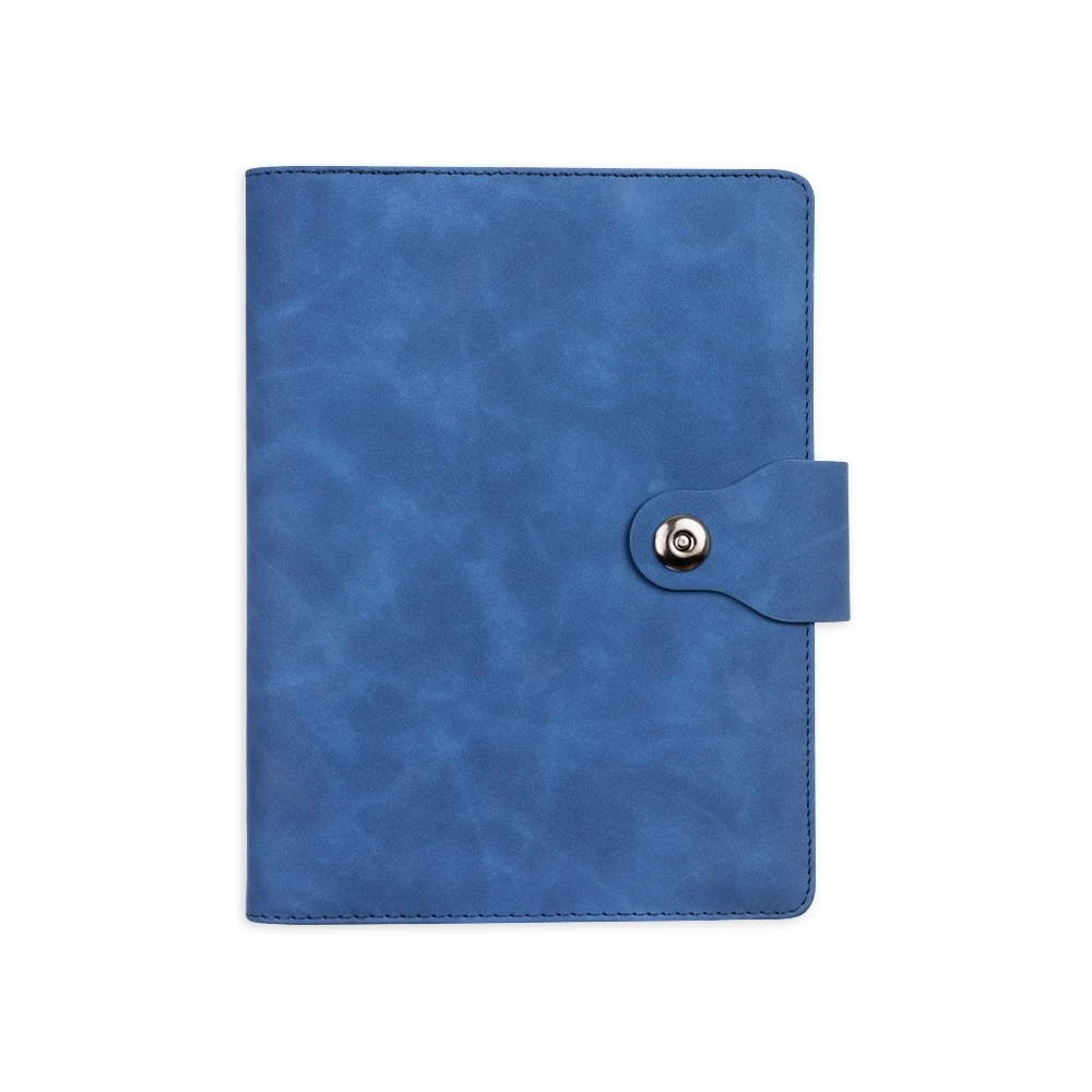 Caderno Fichário PU, cor AZUL