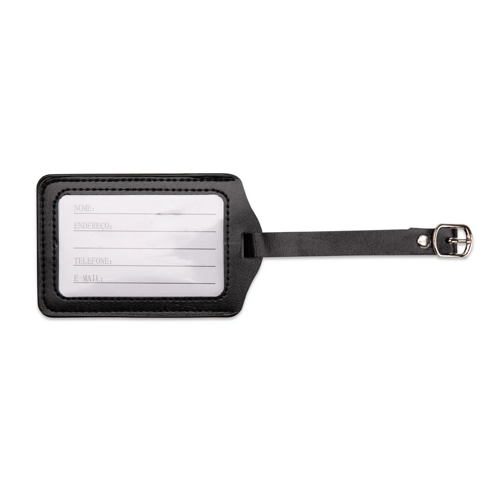 Tag Identificador de Bagagem, cor PRETO