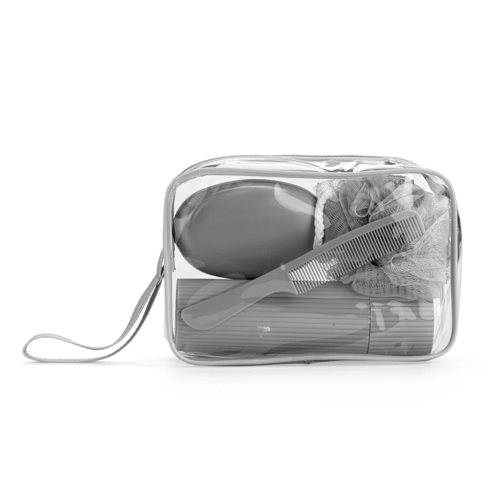 Kit Viagem 4 Peças, cor CINZA