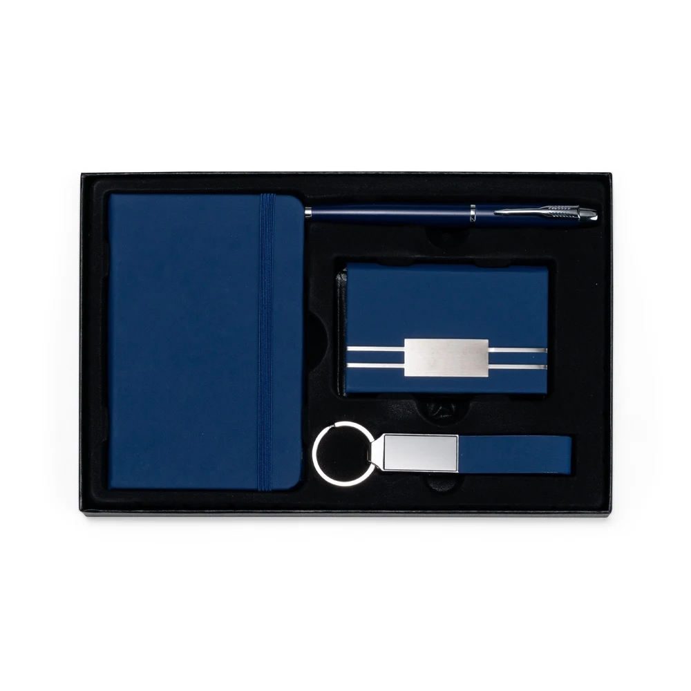 Kit Executivo 4 Peças, cor AZUL
