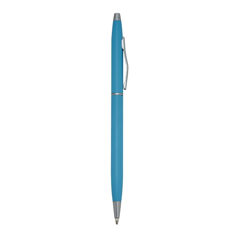 Caneta Metal, cor AZUL CLARO