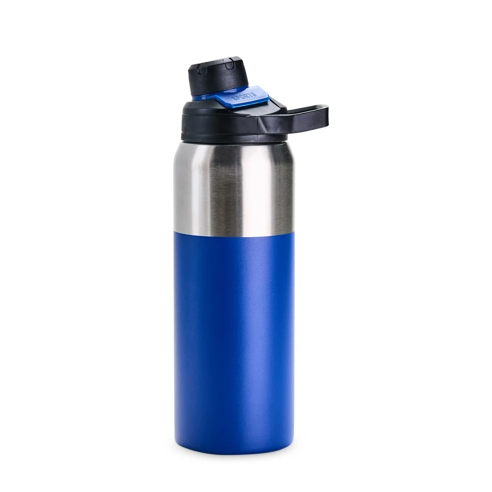 Garrafa Térmica 750ml, cor AZUL
