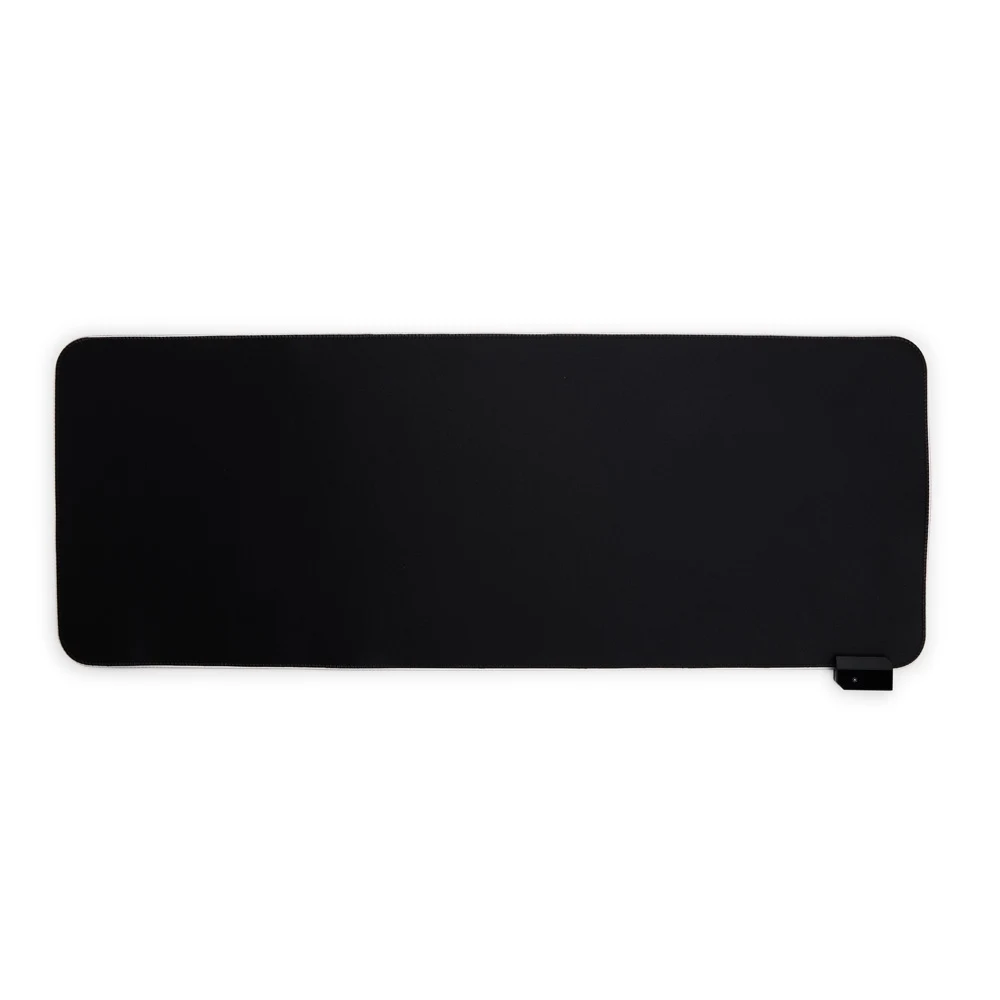 Desk Pad Microfibra com LED, cor PRETO