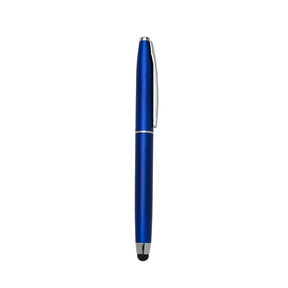 Caneta Plástica Touch, cor AZUL
