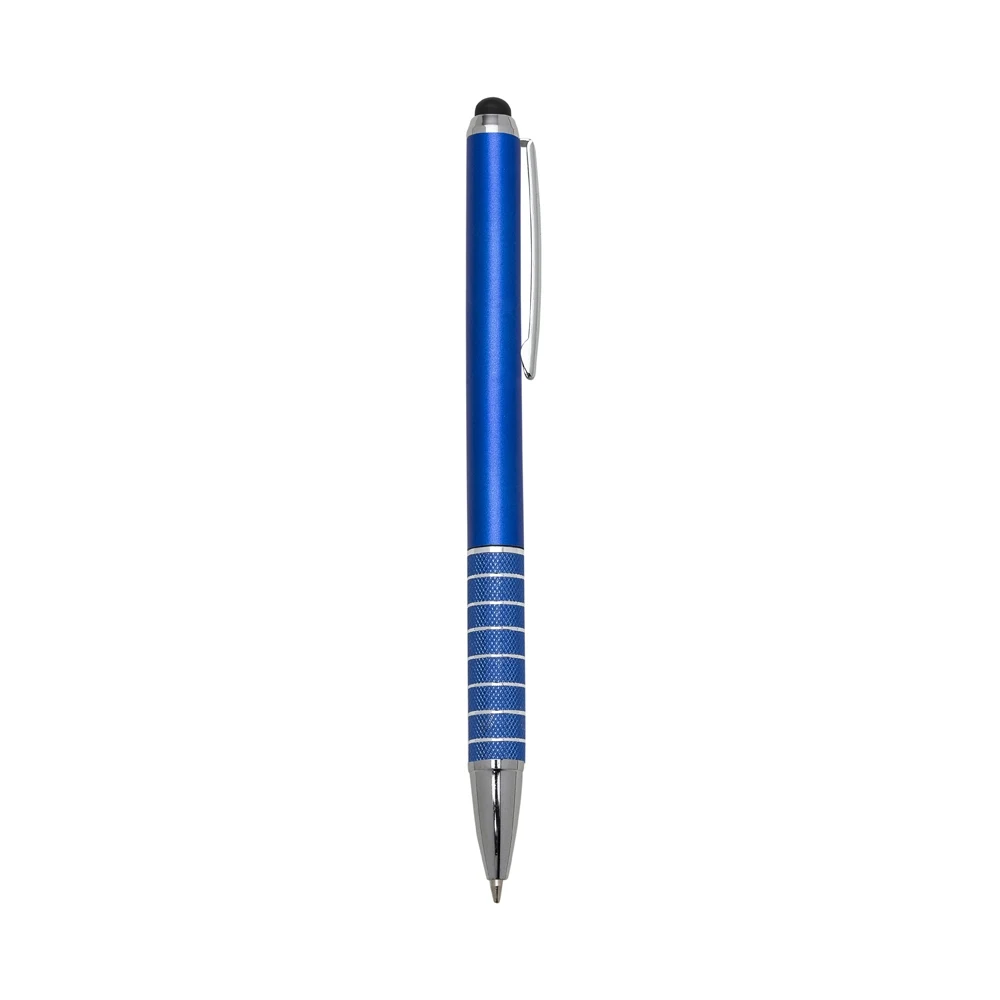 Caneta Plástica Touch, cor AZUL