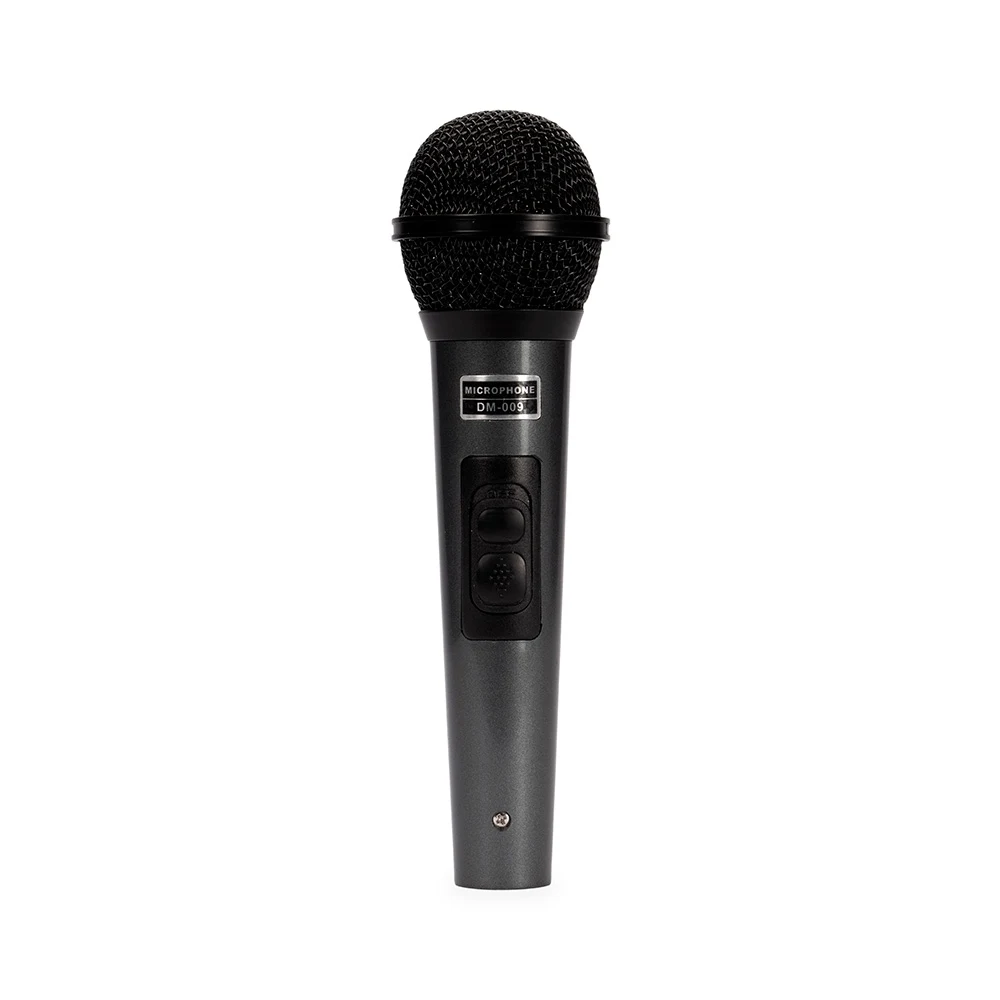 Microfone Dinâmico, cor PRETO