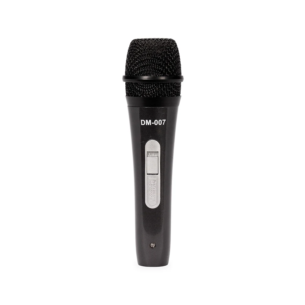 Microfone Dinâmico, cor PRETO