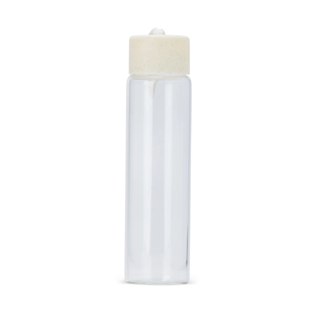 Garrafa de Vidro 330ml, cor AMARELO