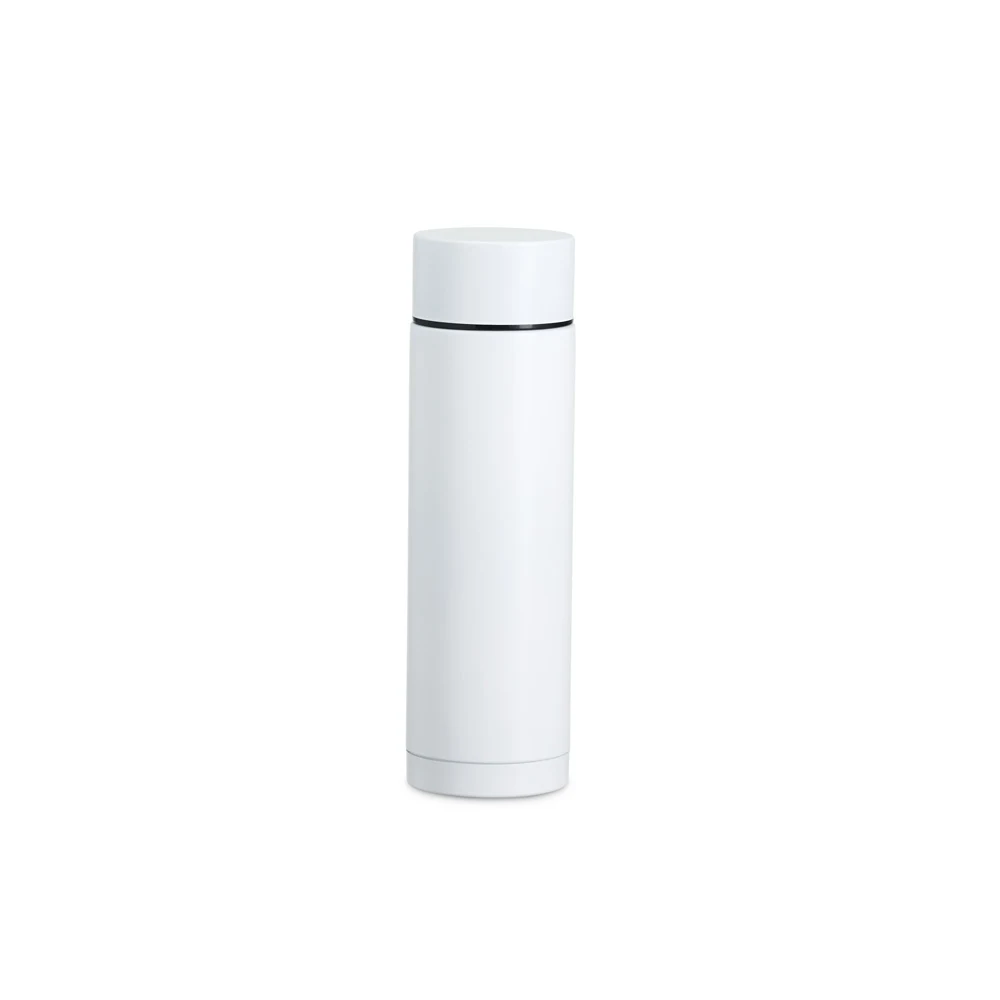Garrafa Térmica Inox 320ml, cor BRANCO