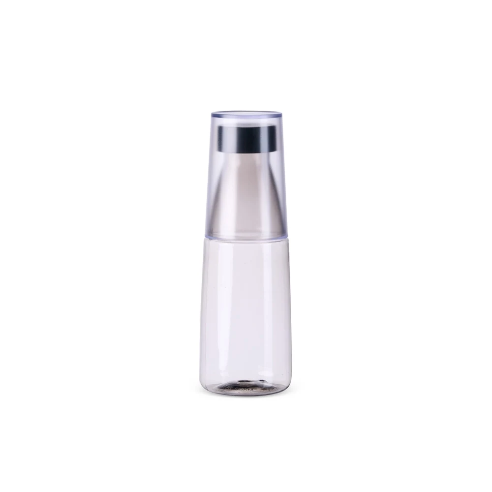 Garrafa Plástica 2 em 1 550ml, cor FUME
