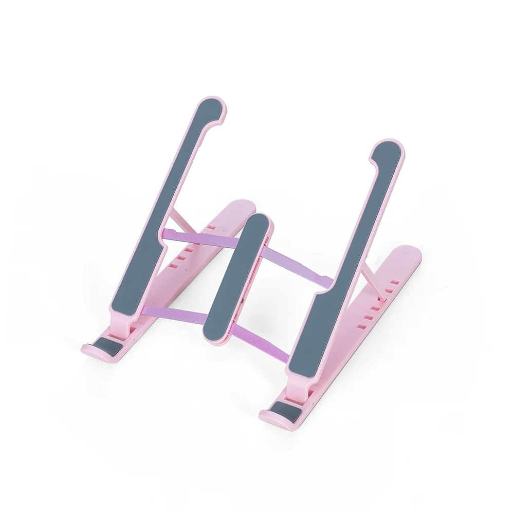 Suporte Retrátil para Notebook Multi Ângulos, cor ROSA