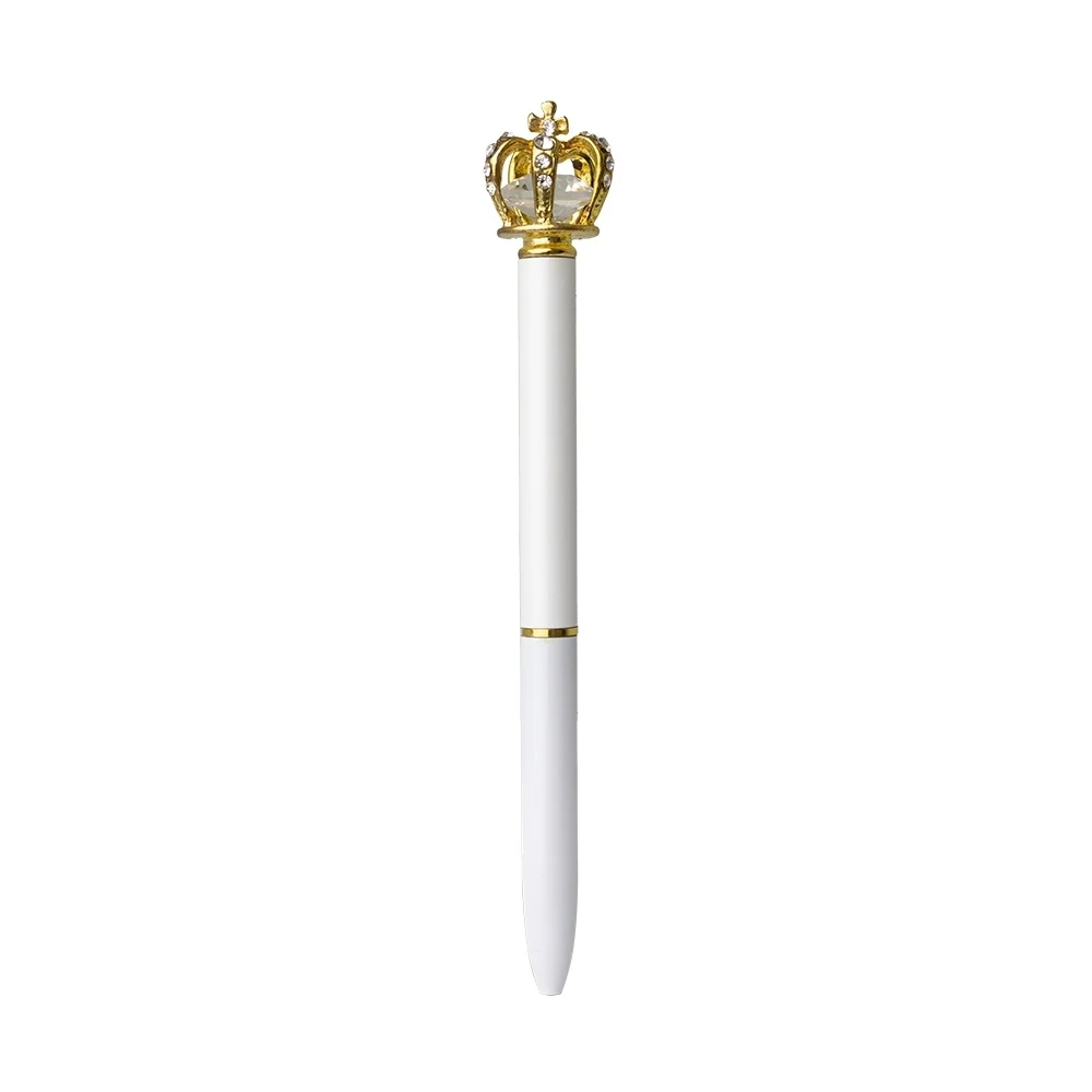 Caneta Metal Coroa, cor BRANCO