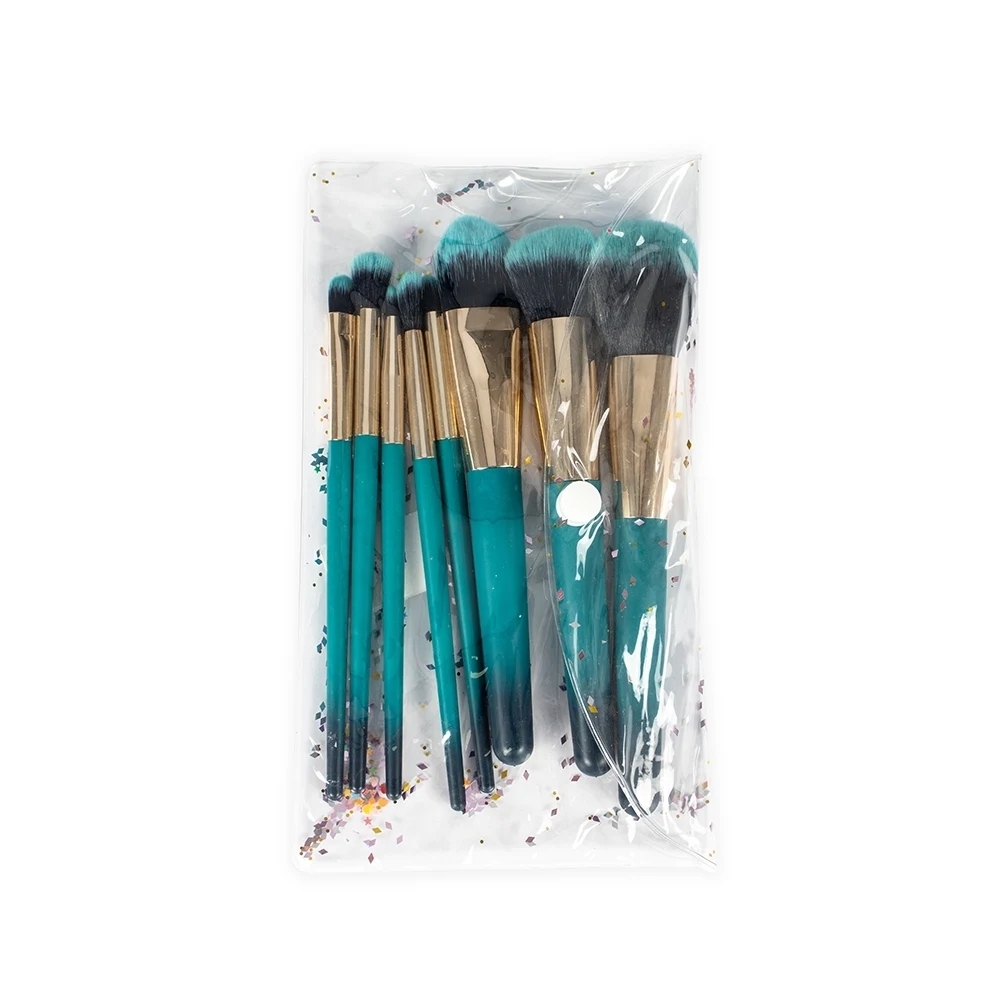 Kit Pincel 8 Peças, cor VERDE
