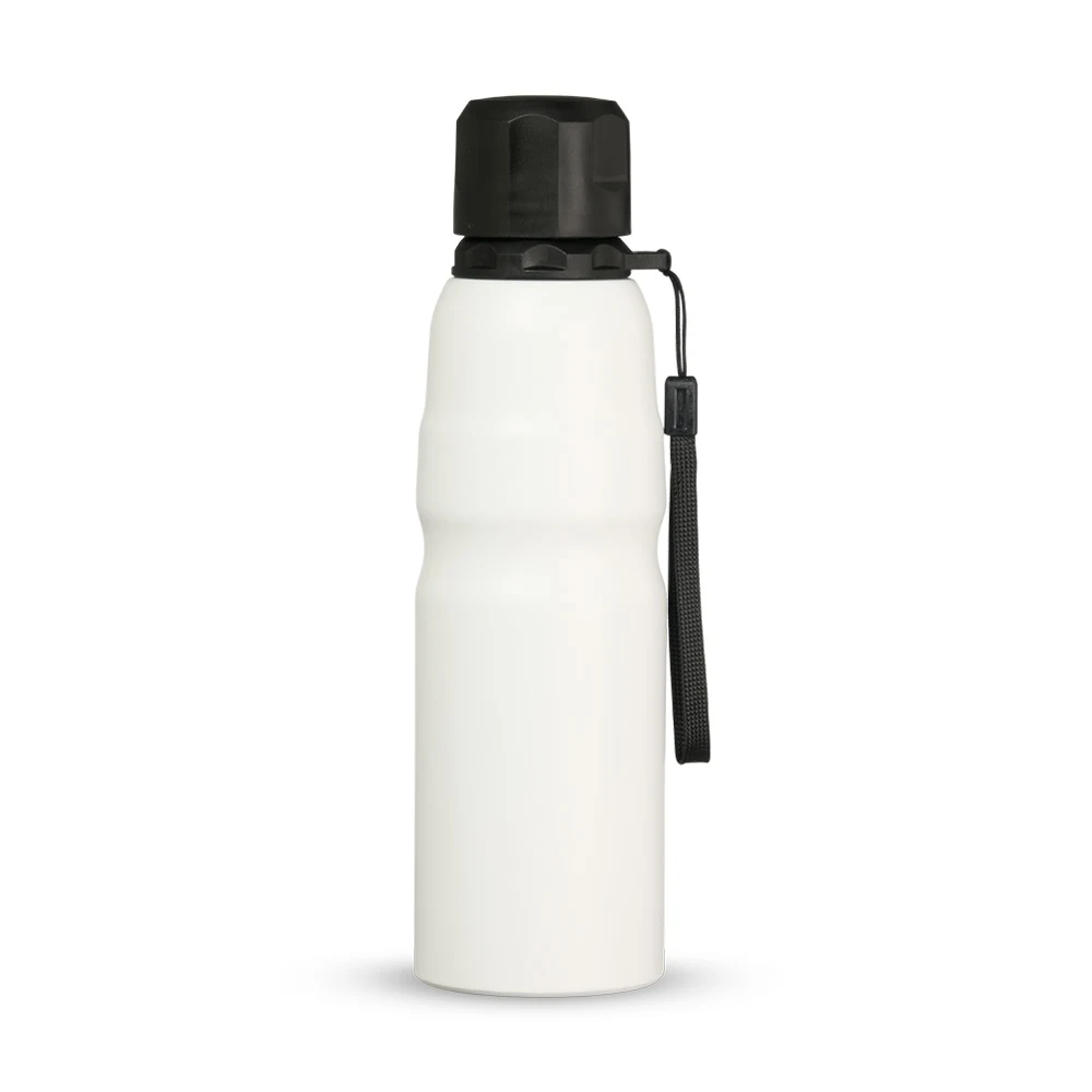 Garrafa Inox 800ml, cor BRANCO