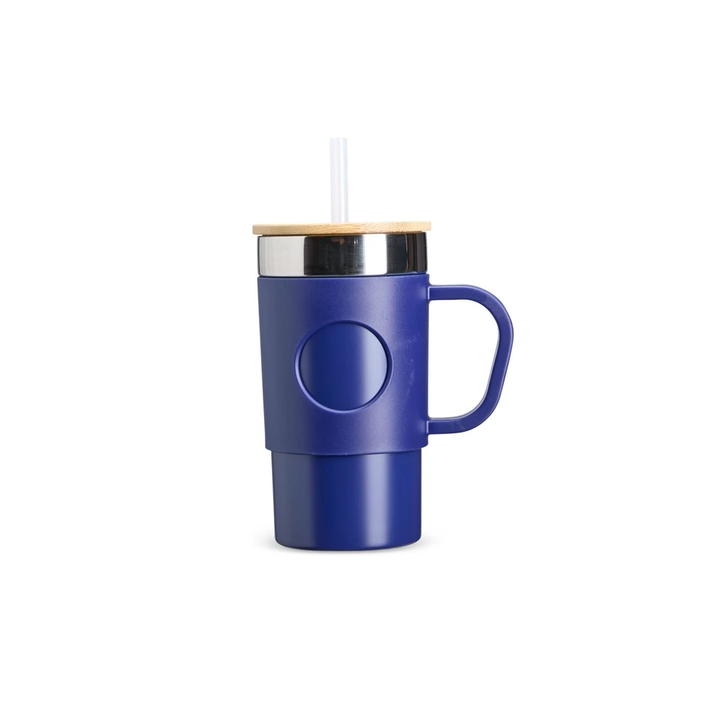 Caneca Térmica 400ml, cor AZUL