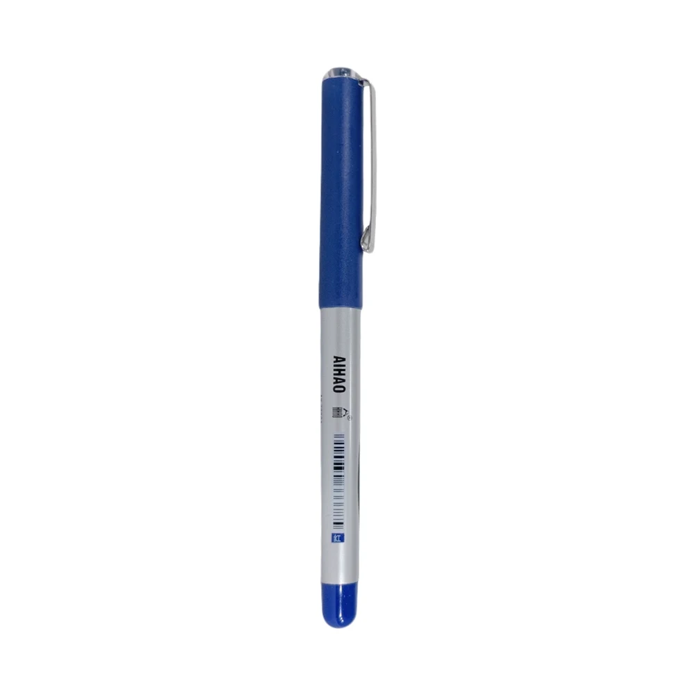 Caneta Rollerball Plástica Aihao, cor AZUL
