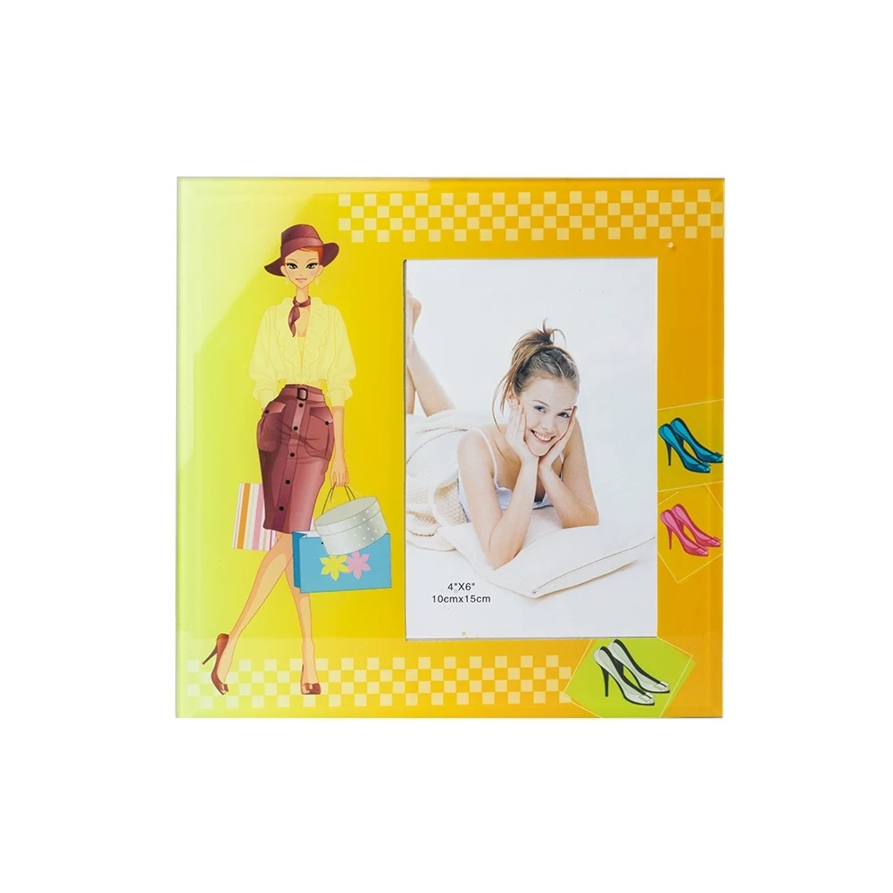 Porta Retrato, cor AMARELO