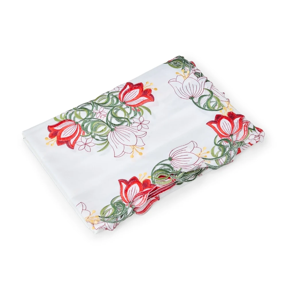 Toalha de Mesa Retangular, cor BRANCO