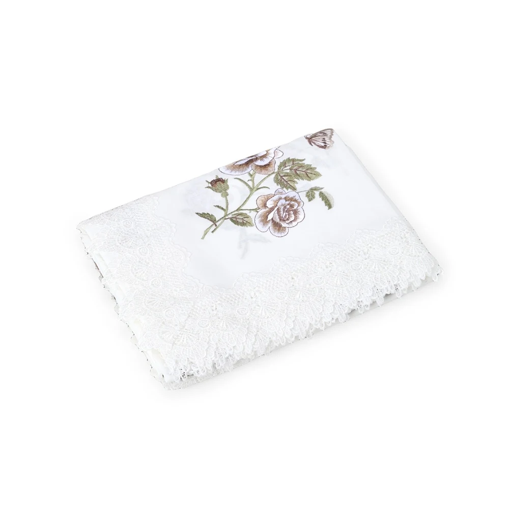 Toalha de Mesa Quadrada, cor BRANCO