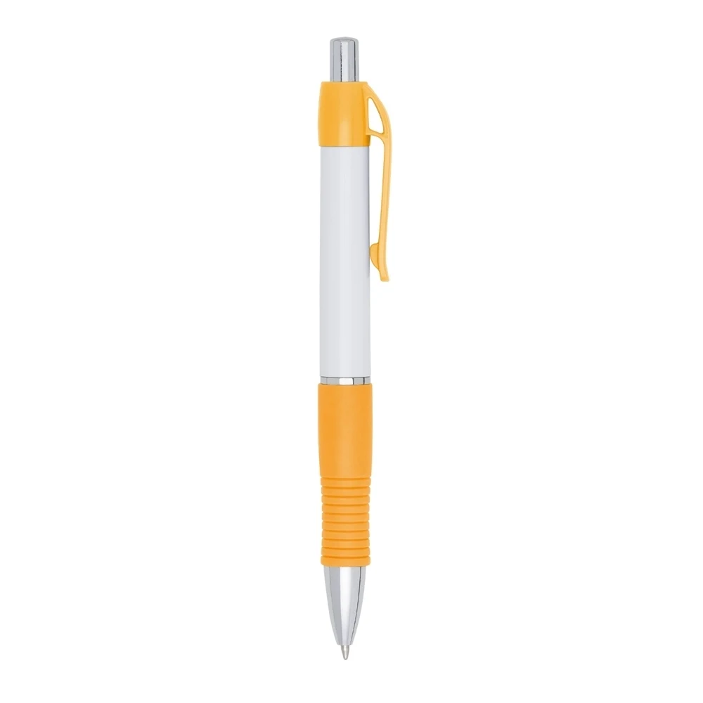 Caneta Plástica, cor AMARELO