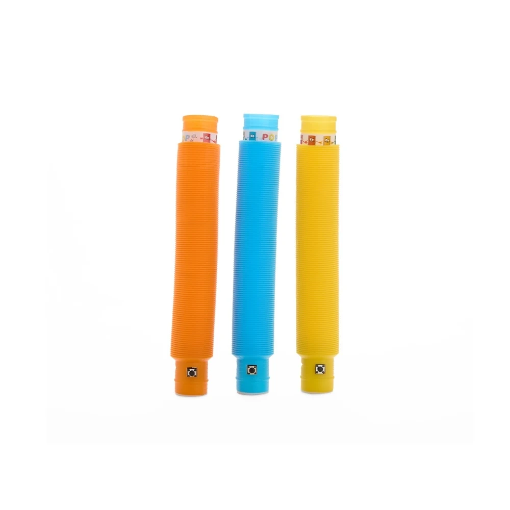 Tubo Sanfonado com LED, cor MISTO