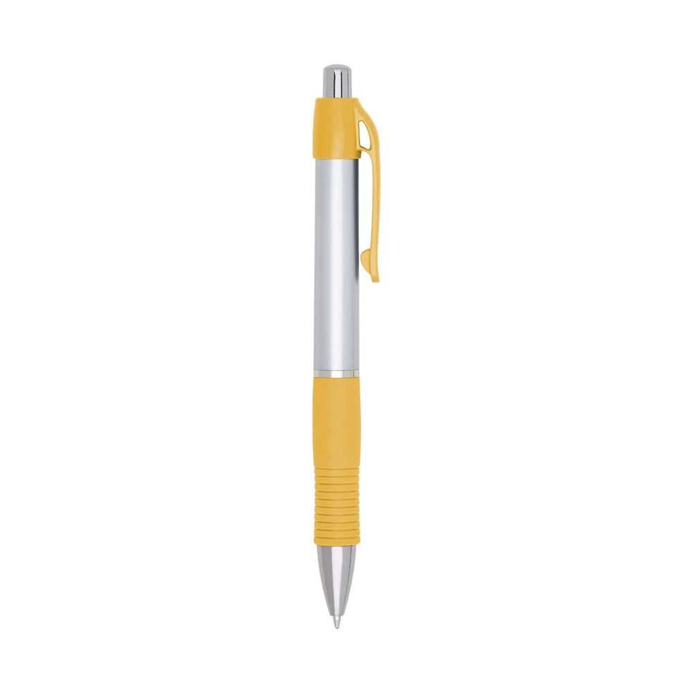 Caneta Plástica, cor AMARELO