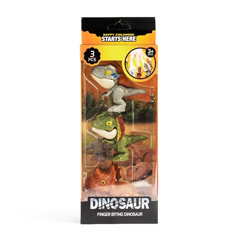 Kit Dinossauros Brinquedo 3 Peças, cor MISTO