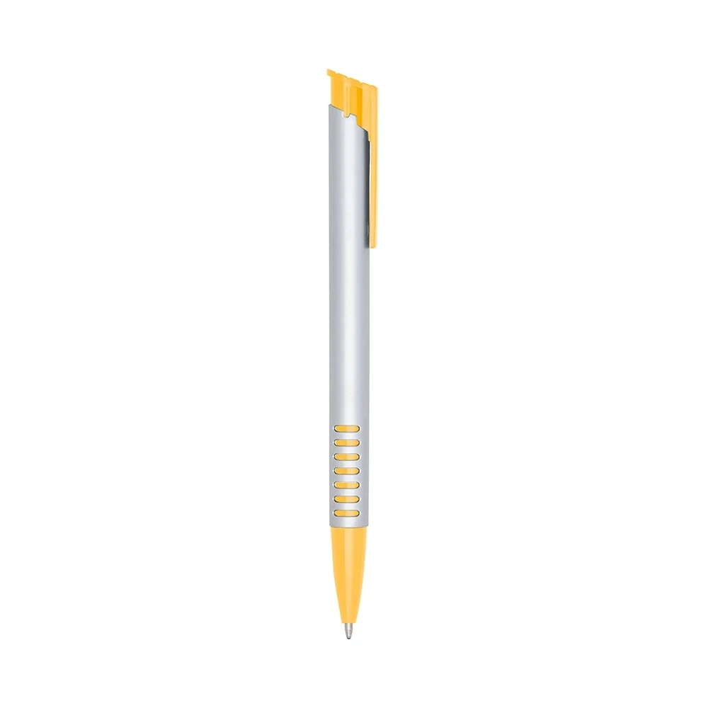 Caneta Plástica, cor AMARELO