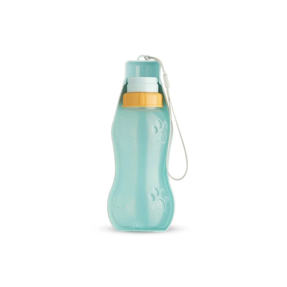 Garrafa Bebedouro Pet 400ml, cor AZUL