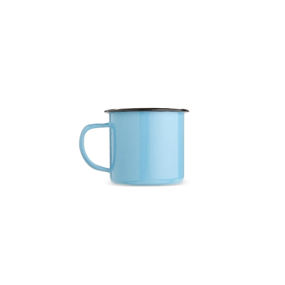 Caneca Inox 370ml, cor AZUL CLARO