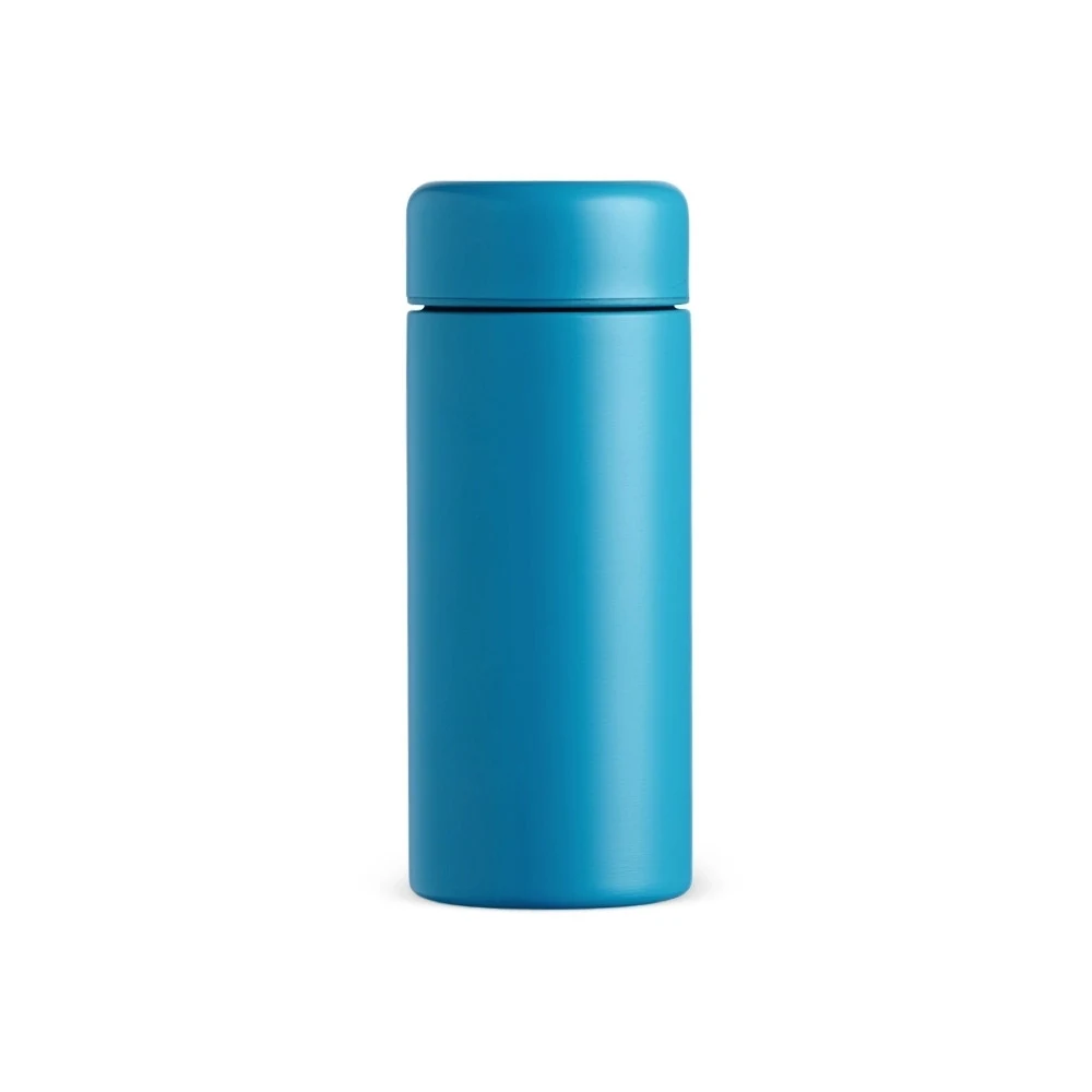 Garrafa Térmica 200ml, cor AZUL CLARO