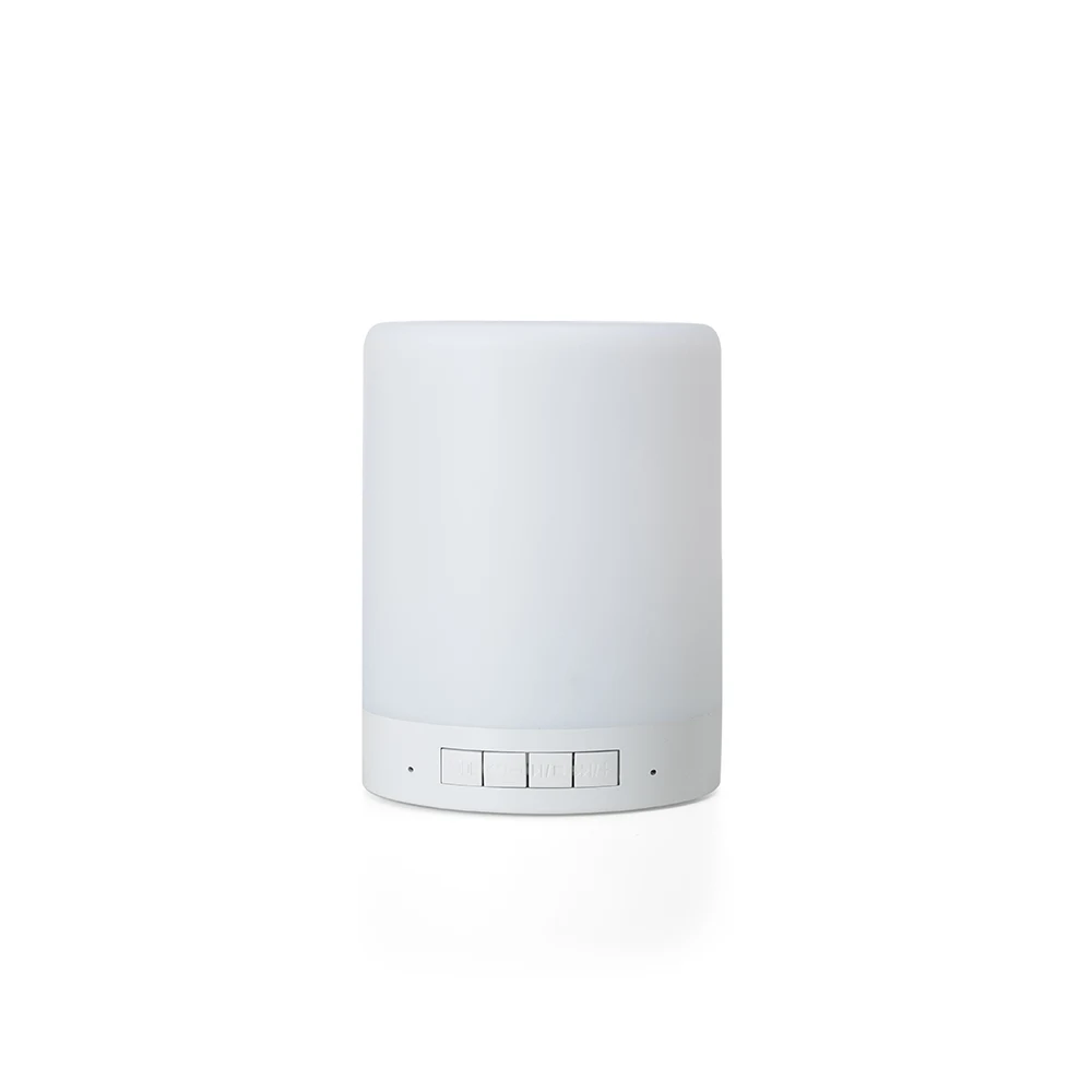Caixa de Som Multimídia com Luminária, cor BRANCO