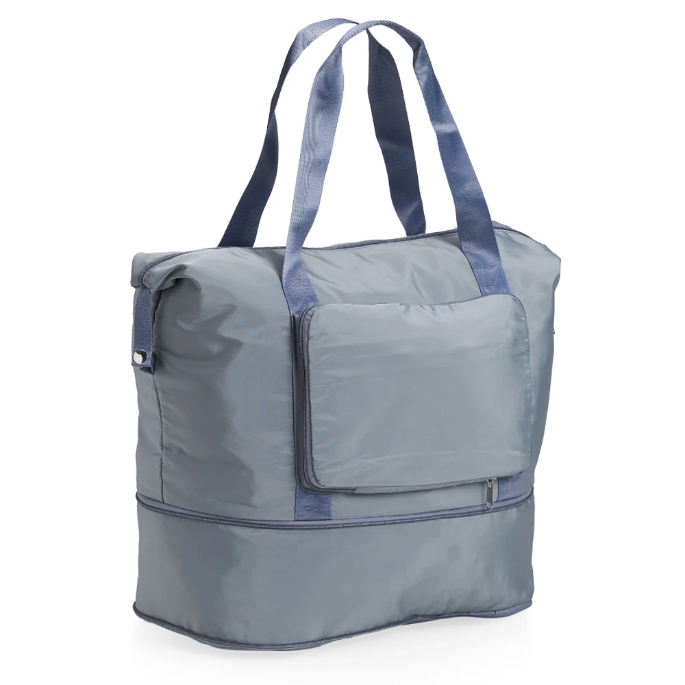Bolsa Dobrável e Expansível 40L, cor CINZA
