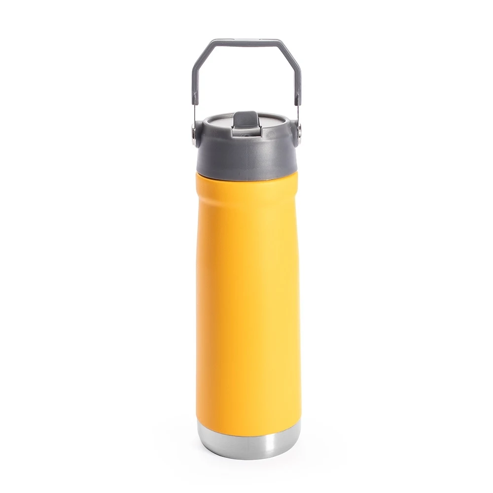 Garrafa Térmica 630ml, cor AMARELO