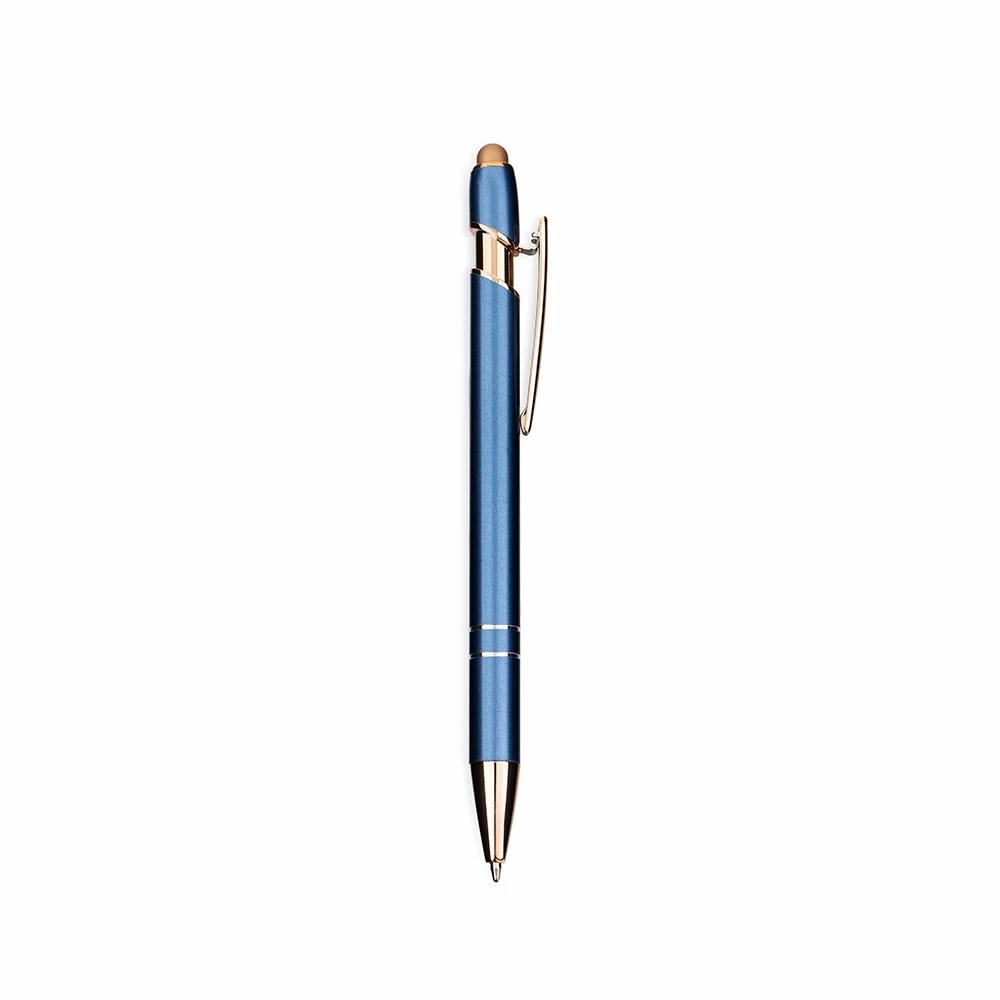 Caneta Metal Touch, cor AZUL