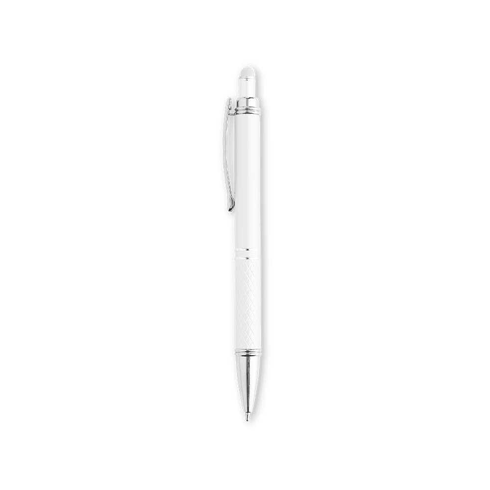 Caneta Metal Touch, cor BRANCO