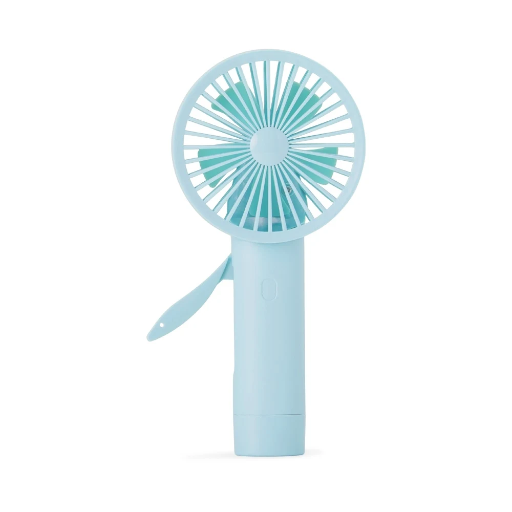 Mini Ventilador Manual, cor AZUL CLARO