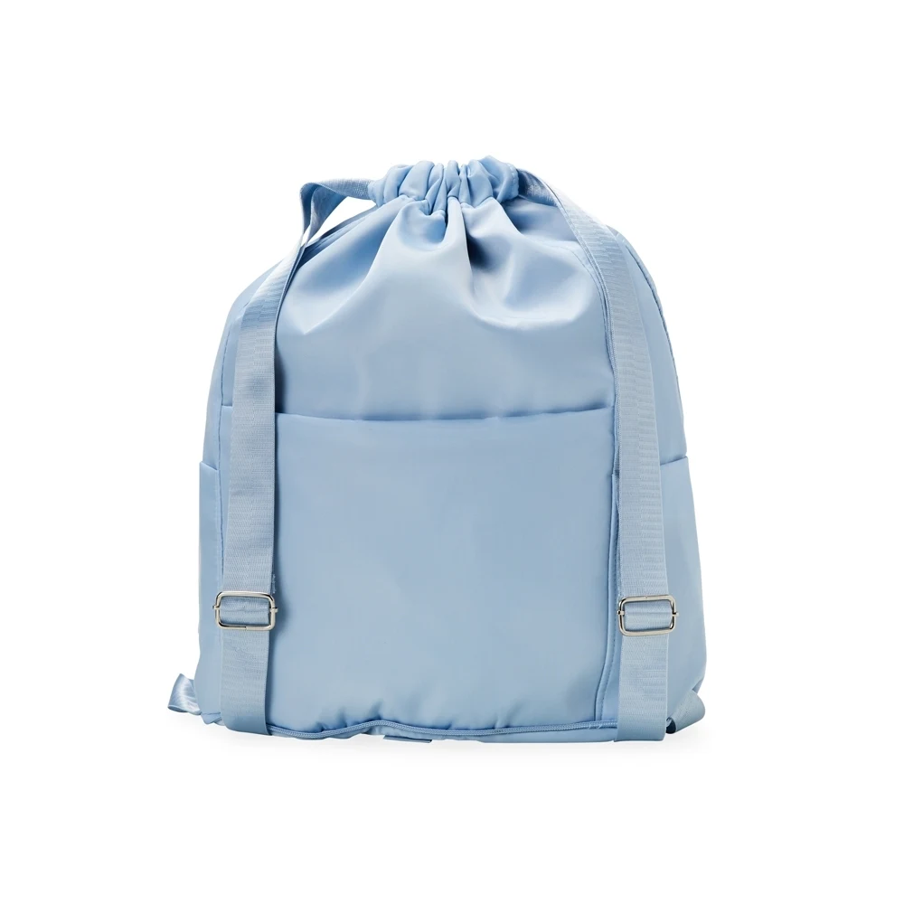Mochila Saco Poliéster, cor AZUL CLARO
