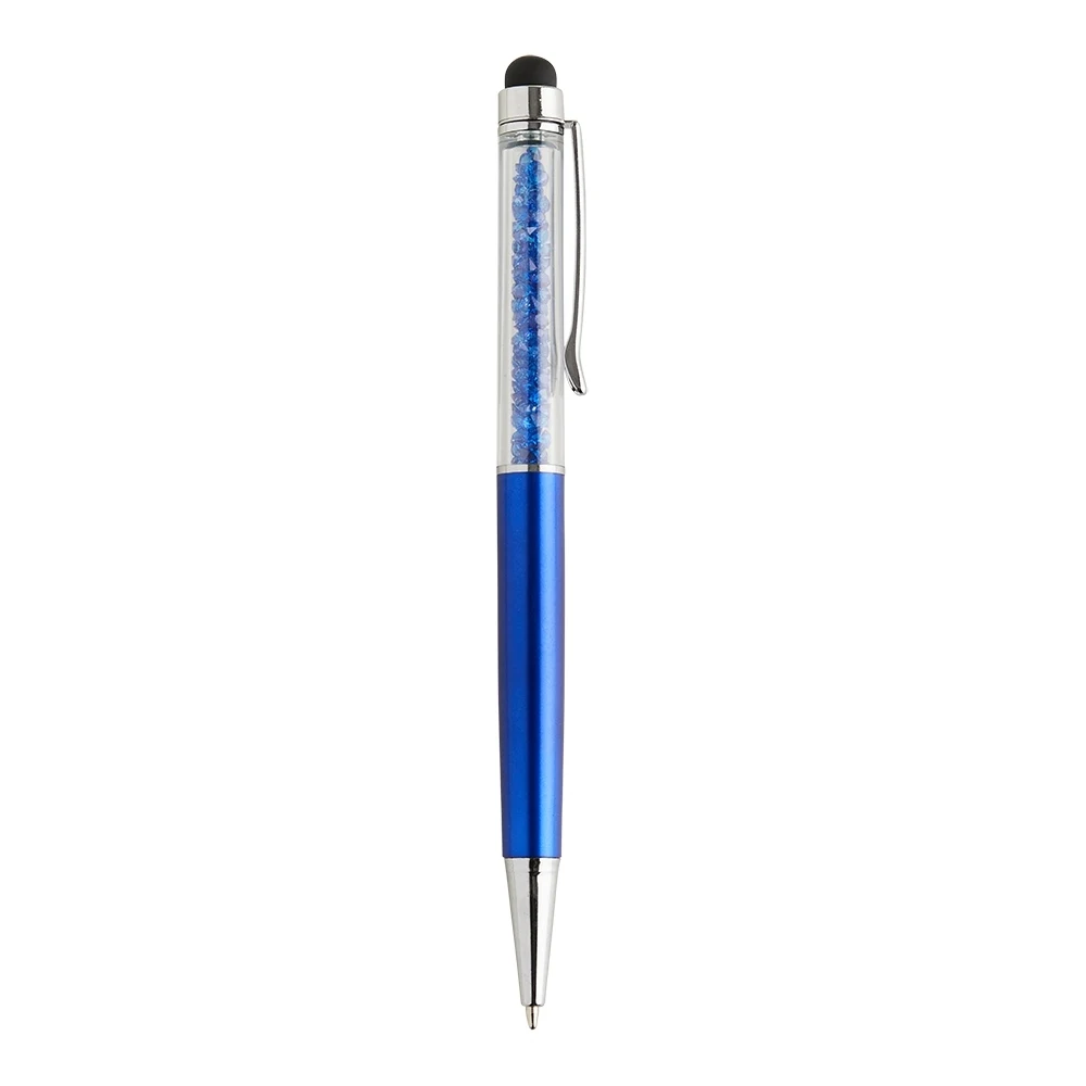 Caneta Plástica Touch, cor AZUL